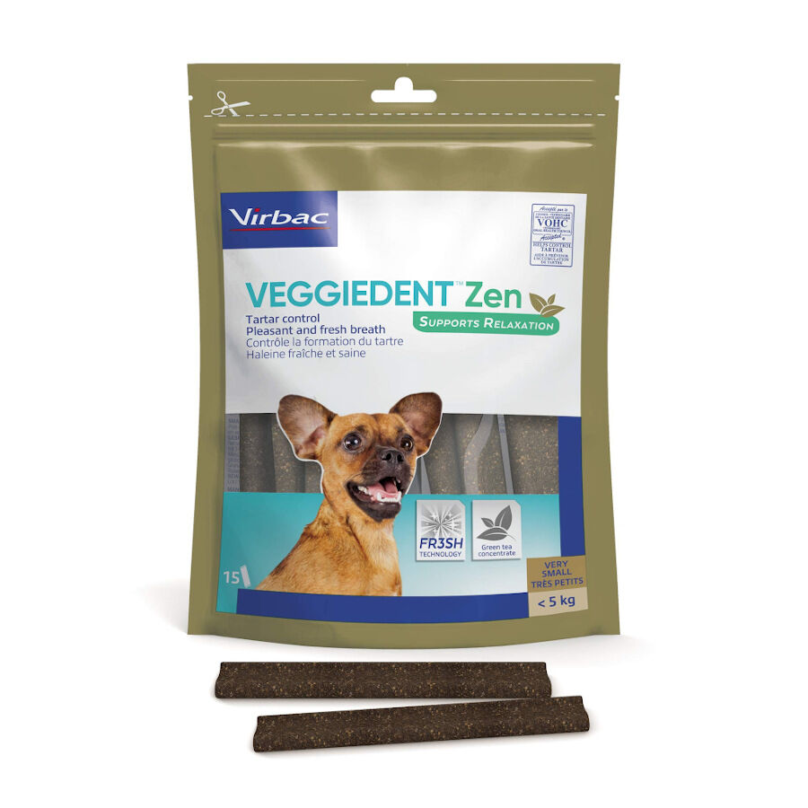 Virbac L&aacute;minas Veggiedent Zen XS para perros